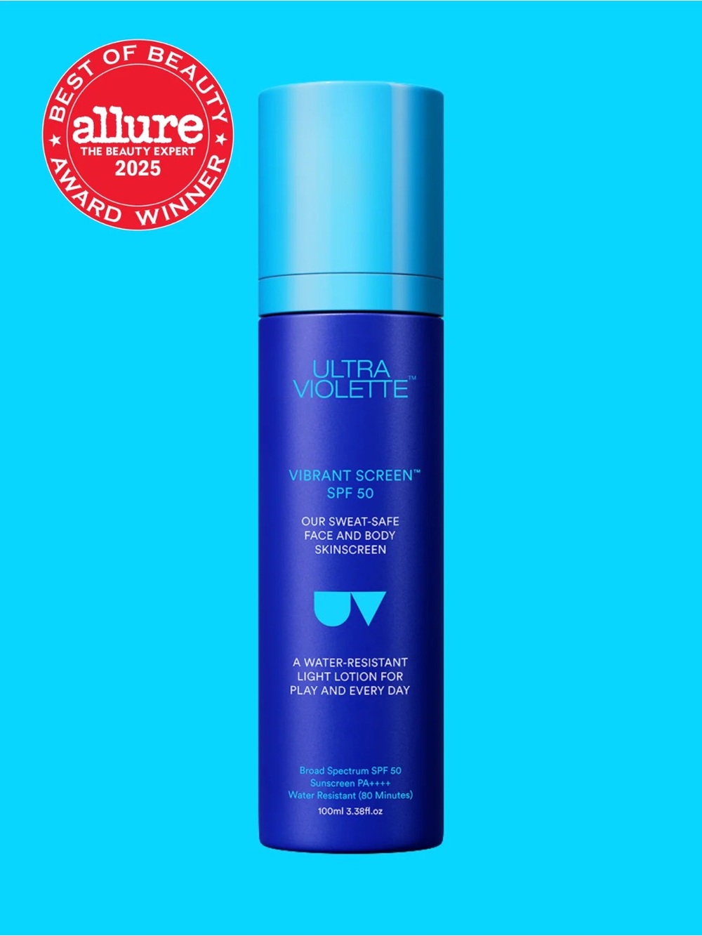 2X Ultra Violette Vibrant Screen SPF 50 Sunscreen NIB Allure Best of Beauty
